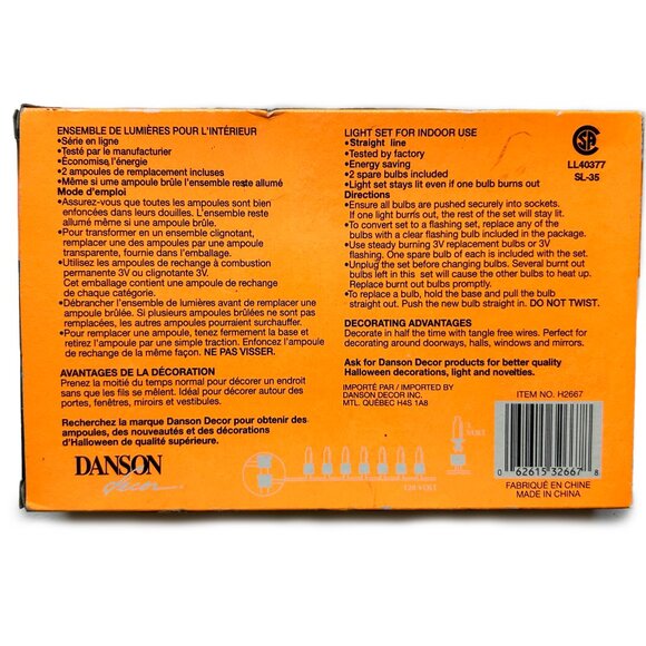 Vintage Halloween Purple Lights - Picture 3 of 4